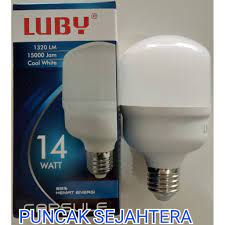 Lampu led 10 watt lebih terang dari pada lampu cfl 12 watt. Lampu Led Capsule Luby 14w 14 Watt Shopee Indonesia