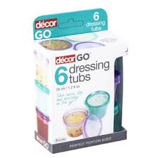 Decor Go Dressing Tubs 35ml Coles Online