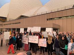 A fine hall is essential if the public is to hear the orchestra over the next few days there were protests on sydney's streets as architects, artists and unionists called for utzon's return. Sydney Opera House Protest 2018 10 09 Album On Imgur