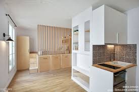 Studio Minimaliste A Paris Erika Design Cote Maison Petit Appartement Deco Maison Design Cote Maison