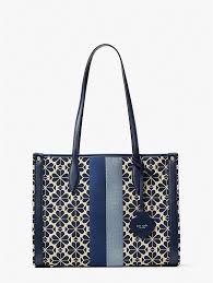 Find your new favorites in the designer sale at kate spade new york. Women S Spade Flower Market Tote Bag Aus Jacquard Mittelgross Kate Spade New York
