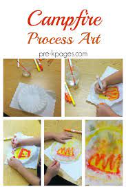 Maybe you would like to learn more about one of these? Campfire Process Art For A Camping Theme Pre K Pages
