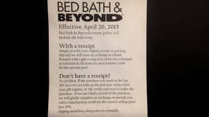 $75 bonus gift card with purchase. How Bed Bath Beyond Will Punish Customers Making Returns Without Receipts Abc News