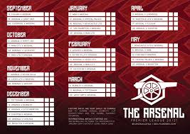 All 20 sides have discovered their schedules and the opening day has thrown up some mouthwatering clashes. Arsenal Fc Fixtures