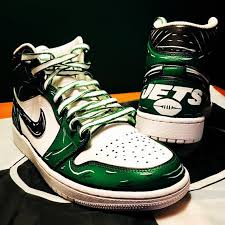 Custom Painted Jordan Retro 1s Jets Cartoon Customs Etsy Vick almighty #restores air jordan 1 royal blues using #reshoevn8r. custom painted jordan retro 1s jets cartoon customs