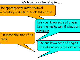 Classifying Estimating Measuring And Drawing Angles