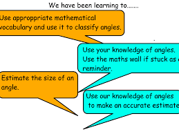 classifying estimating measuring and drawing angles