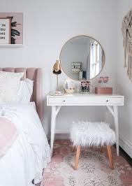 Styling A Vanity In A Small Space Teresa Caruso Small Bedroom Vanity Home Decor Room Inspiration