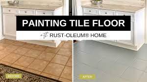 I asked the expert's at rustoleum. Painting My Ugly Kitchen Tile Floor With Rust Oleum Rocksolid Home Floor Paint Tutorial Youtube