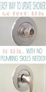 How To Update Old Dated Shower Handle With No Plumbing Skills And A 90 Ace Hardware Gift Card G Home Renovation Diy Home Improvement Home Remodeling