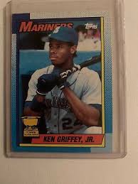 These were the cards that were more heavily printed by the primary card manufacturers and found their way into more hands than the others on this list. 1990 Topps Ken Griffey Jr Rookie Card Error Bloody Scar 336 Ebay