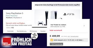 Böylece konsolu tüm işlemler dahil 4000 tl'ye almak mümkün oldu. Ps5 Vorbestell Irrsinn Fairness Derzeit Nicht Verfugbar Frohlich Am Freitag Gameswirtschaft De