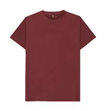 Red Wine Plain Organic T Shirt Organic Cotton T Shirts Plain Tee Shirts Fashion Tees