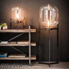 Retro Tisch Oder Stehlampe Bulb Industrial Mit Metallfuss