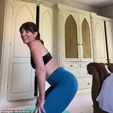 The tv host admitted she has been paranoid about the brain disorder. Davina Mccall Says She Used To Stay Fit To Look Hot In A Bikini Daily Mail Online