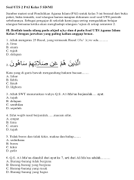 Arti dari kata ulu atau uli adalah memiliki atau mempunyai, sedangkan 'azmi artinya adalah tekad atau para rasul ulul 'azmi ini tetap teguh pada hati dan pendiriannya untuk menyampaikan ajaran atau wahyu allah swt., kepada umatnya. Soal Uts 2 Pai Kelas 5 Sd