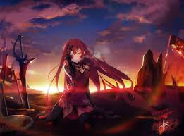 However, characters with red hair have always been a cut apart from the rest, with awesome powers and abilities and a killer persona to boot. Weapon Red Eyes Redhead Anime Girls Red Dress Long Hair Blood Sword Elsword Elesis Elsword Anime Wallpapers Hd Desktop And Mobile Backgrounds