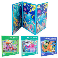 Two different modes of fun for the price. Aofa Magnetic Puzzles Kids 2 In 1 Portable Folding Magnetic Jigsaw Puzzle Book Early Educational Toy Walmart Canada