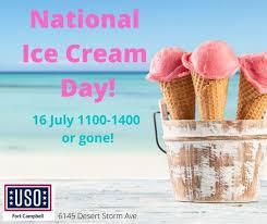 Updated july 19, 2021 12:58 a.m. National Ice Cream Day Uso Fort Campbell July 16 2021 Allevents In