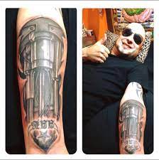 The overlay that i edited and and added textures was the white skin and hand options for a more robotic/synth look. Will Janssen On Twitter Loving The Memories From Getting My Terminator Tattoo At Pumpkin Tattoo Studio In Bangkok Thailand You Like It S All Robotic Under My Skin For Realz Tattoo Tattoos