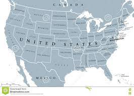 This product is no longer in stock. Carte Politique Des Etats Unis Etats Unis D Amerique Illustration De Vecteur Illustration Du Cordon Abstrait 80270036