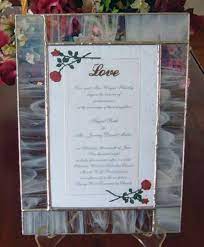 Stained Glass Wedding Invitation Keepsake Frame Wedding Or Etsy Wedding Invitation Keepsake Wedding Invitations Stained Glass Gifts