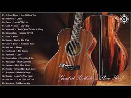 Acoustic Rock Greatest Ballads Slow Rock Songs 80s 90s Youtube Rock Songs Ballad Songs
