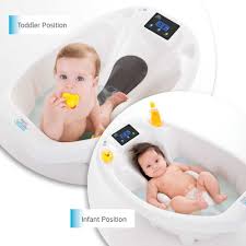 Ships free orders over $39. Aquascale Digital Scale Thermometer 3 In 1 Infant Bath Tub In White Toddler Bath Baby Bath Tub Toddler Bath Tub