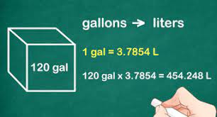 Find conversions formulas and a conversion table to use to convert liters to gallons. 3 Ways To Convert Gallons To Liters Wikihow