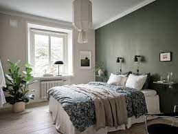 Bedroom With A Deep Green Wall Coco Lapine Design Green Bedroom Walls Green Master Bedroom Bedroom Green