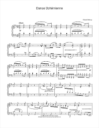 Claude Debussy Danse Bohemienne Sheet Music