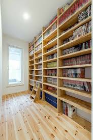 大容量の本棚がある家 家 本棚 部屋 デザイン