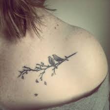 Meaningful Simple Birds On A Branch Tattoo 101 Small Tree Tattoo Designs That Re Equally Meaningful Cute With Images Neck Tattoo Tattoos Small Bird Tattoos
