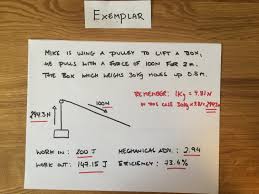 If the frictional force in the machine increases the efficiency decreases because. Unit D Mechanical Systems I Kurpinski S Class