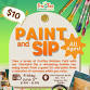 Paint & Sip Party at Fruitea Bubbles Café
