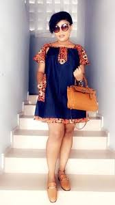 Ma petite robe patineuse en pagne wax par nuellasource petite. Pin By Beky On Tenues Latest African Fashion Dresses African Maternity Dresses African Fashion Skirts