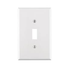 Home audio & home theater. Leviton 1 Gang Midway Toggle Nylon Wall Plate White R52 00pj1 00w The Home Depot