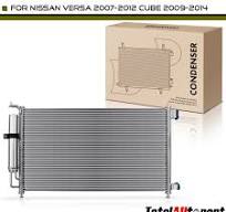 A/C Condenser w/ Receiver Drier for Nissan Cube 2009-2014 Versa 2007-2011  1.8L