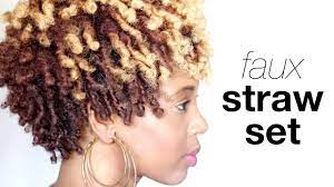 If you are trying to dig your way through mountains of photographs and concepts for hair styling, this basic style may be a good place for you start. Faux Straw Set On Natural Hair