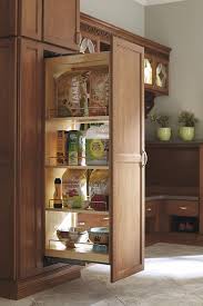 Accessible From Either Side The Tall Pantry Pullout Features Four Shelves That Store Items O Thomasville Cabinetry Kitchen Remodel Small Modern Kitchen Design