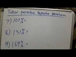 Bagaimana menukar pecahan kepada perpuluhan? Matematik Tahun 4 Tukar Peratus Kepada Pecahan Part 2 Youtube