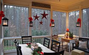 Christmas On The Porch Screened Porch Decorating Porch Decorating Porch Furniture