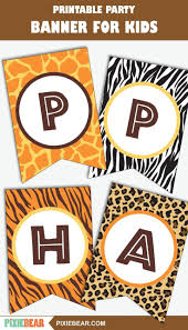 ++ jaguar print letters set ++ cheetah . Safari Birthday Banner Printable Birthday Banner For A Jungle Party Custom Baby Shower Banner Safari First Birthday Instant Download Artofit