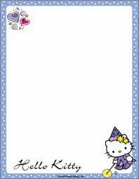 Hello Kitty Magic Kitten Stationery Hello Kitty Printables Hello Kitty Sanrio Hello Kitty