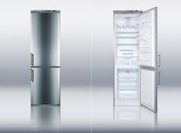 5 Favorites Skinny Refrigerators Remodelista Small Refrigerator Bottom Freezer Tiny House Appliances