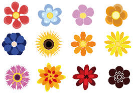 Cute flower bouquet for design. Cute Flowers Vector Art Graphics Freevector Com