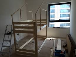 Make An Indoor Playhouse Bunk Bed Ikea Mydal Hack Bunk Beds Play Houses Ikea Mydal