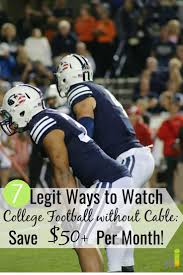 How To Watch College Football Without Cable 6 Great Options To Consider College Football College Football Teams College Football Games