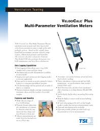 Multi Parameter Ventilation Meters Manualzz Com