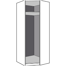 Cas d'un caisson de 80 cm de largeur avec porte de 40 cm à gauche. Caisson D Angle Ikea Nice Caisson Angle Dressing Caisson Pour Dressing Caisson D D Kitchen Hardware Ikea Trash Can
